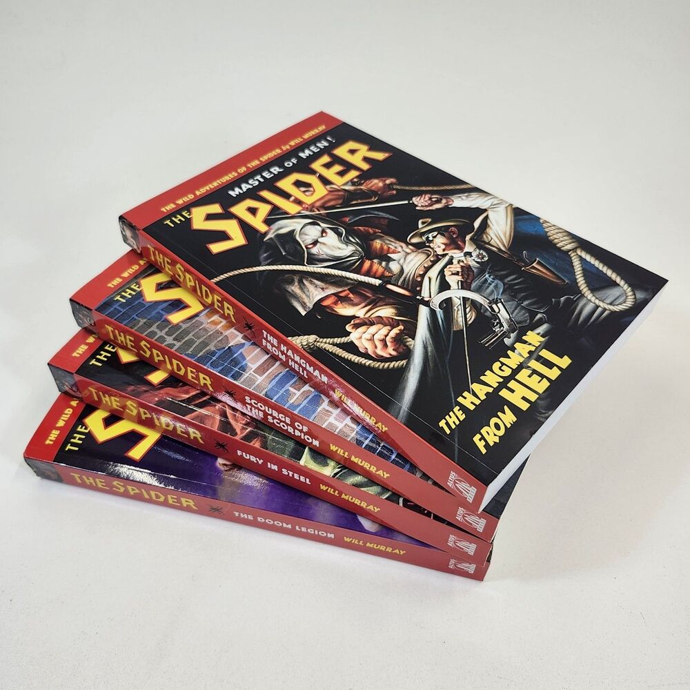 The Spider Set 4 Facsimile Edition Altus Press Fury in Steel Doom Legion Books